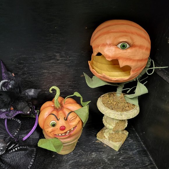 Bethany Lowe Cheeky Pumpkin Perrenial - Picture 4 of 4